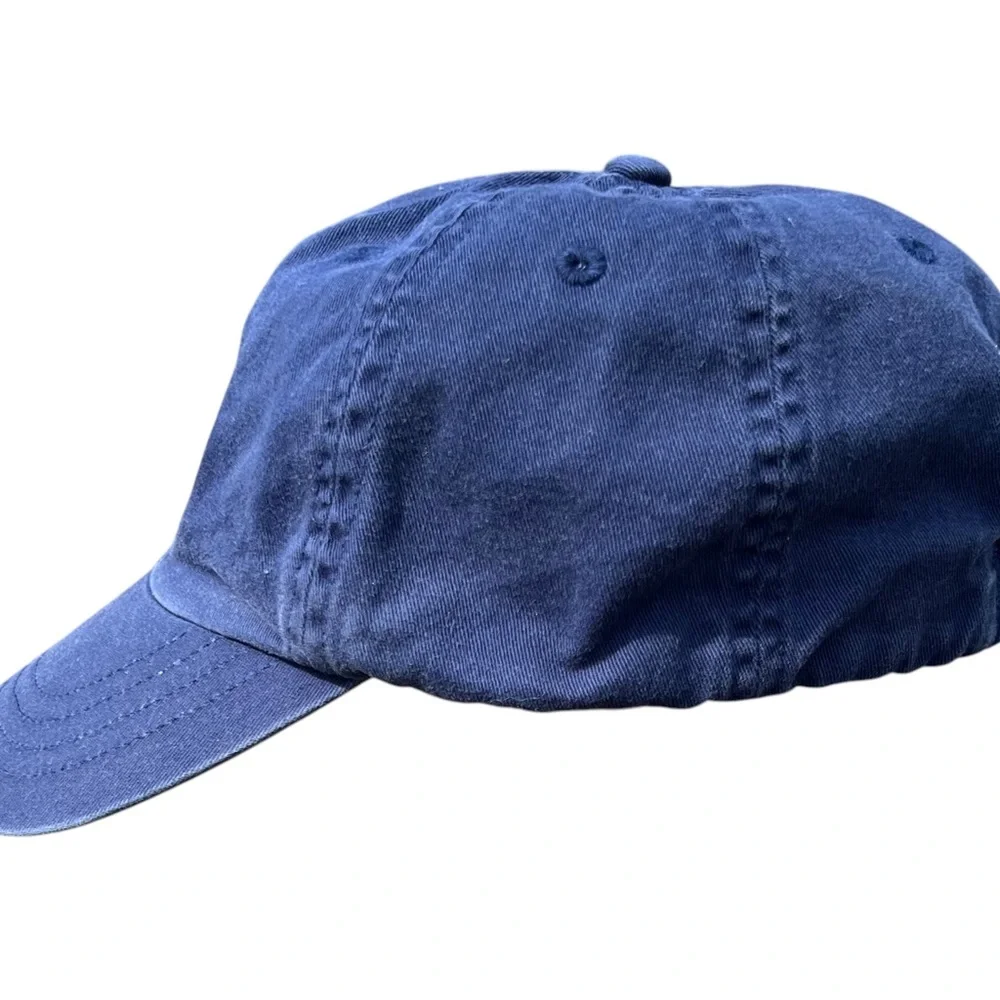 Ralph Lauren Boy Big Pony Chino Sports Cotton Cap Size 4-7 YACHT BLUE /YELLOW